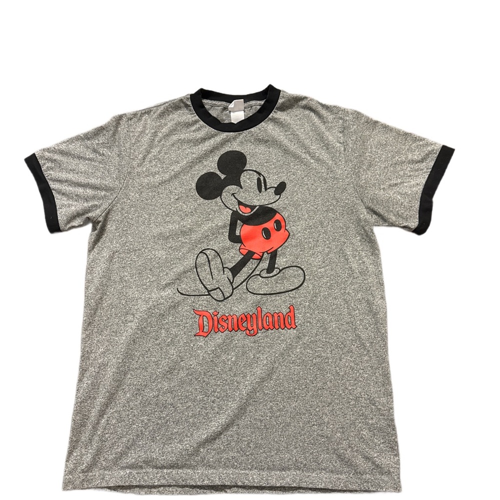 Disneyland Gray and Red Mickey Mouse Adult Unisex Tee